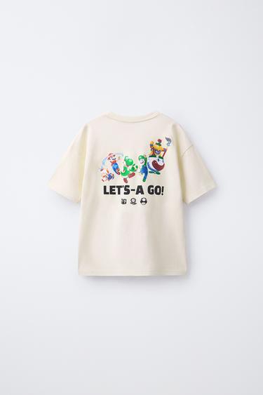MARIO BROS ™ © NINTENDO PRINT T-SHIRT — Ecru 2