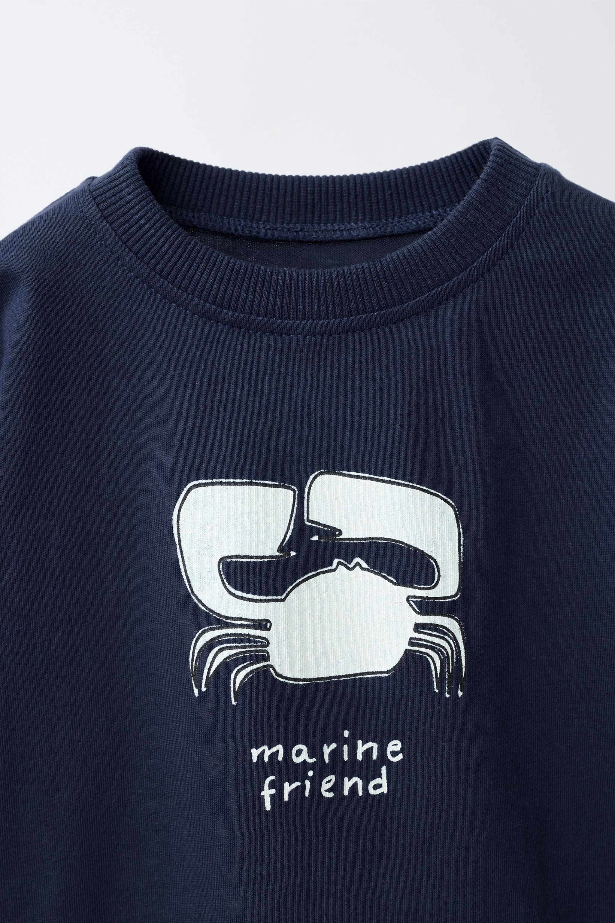 CRAB PRINT T-SHIRT