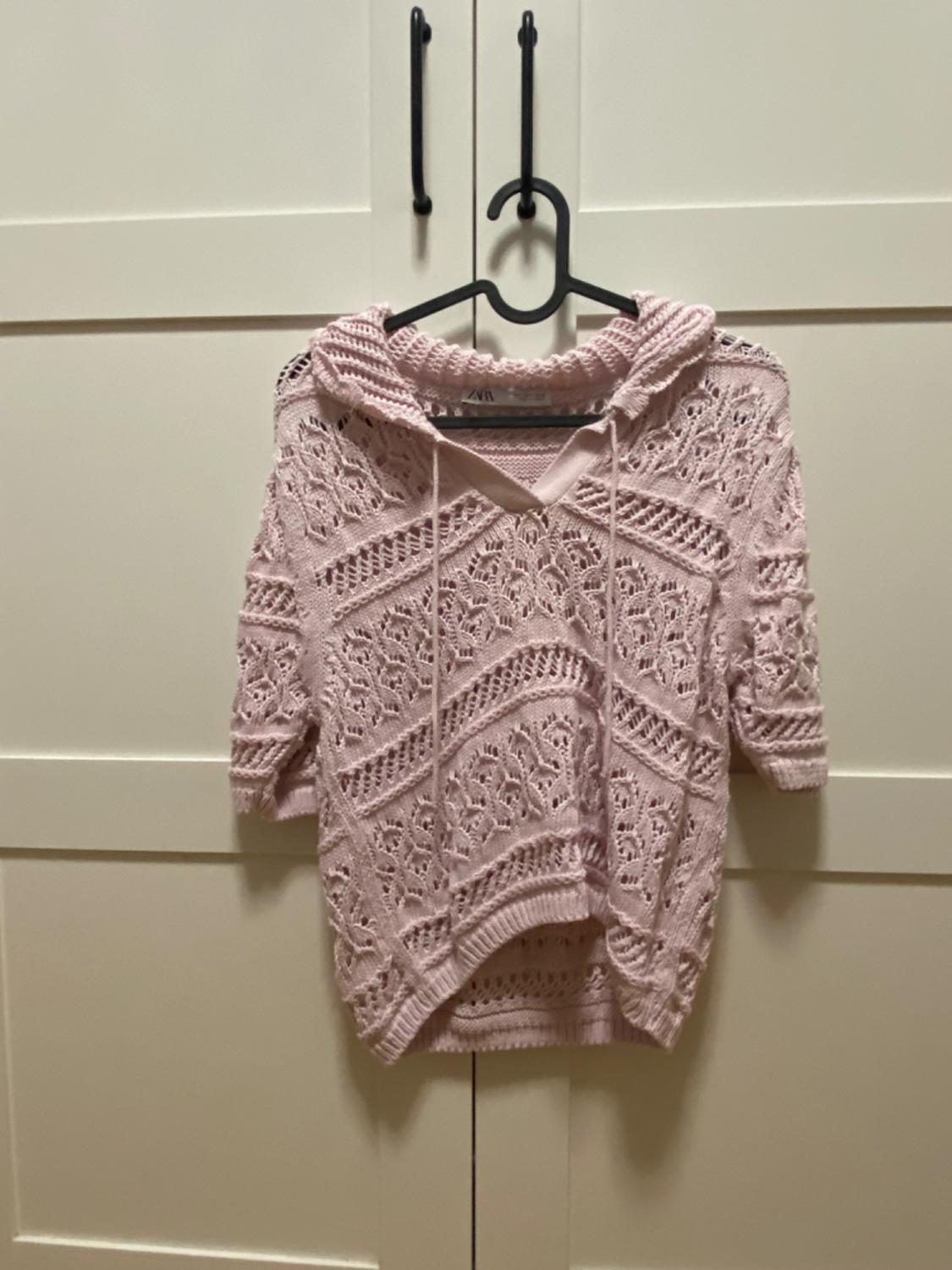 POINTELLE-KNIT TOP
