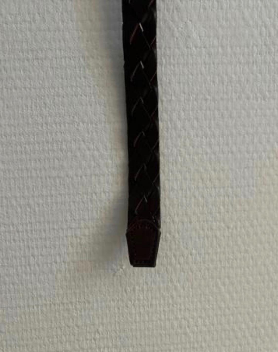 PLAITED LEATHER BELT - Image 4