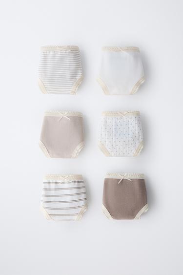 2-6 YEARS/ SIX-PACK OF PRINTED BRIEFS - camel by Zara - Image 4