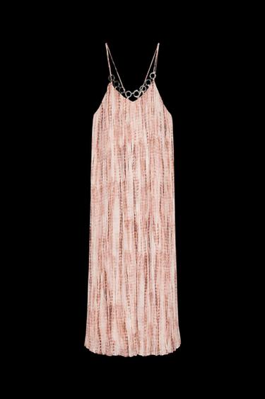 TIE-DYE DRESS WITH RINGS - Multicoloured by Zara - Image 0