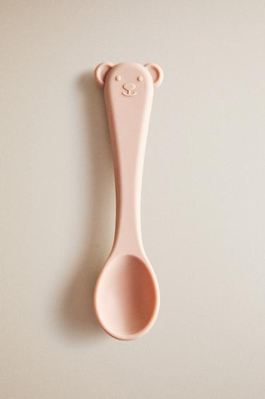 KIDS SILICONE SPOON — Pink 1