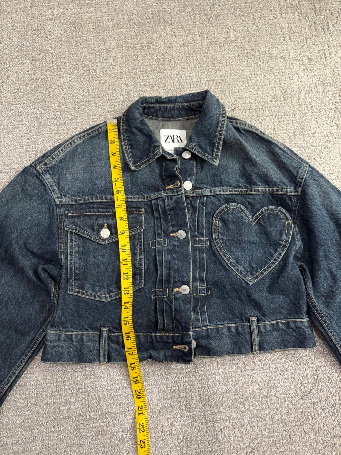 TRF HEART DENIM JACKET - Image 3