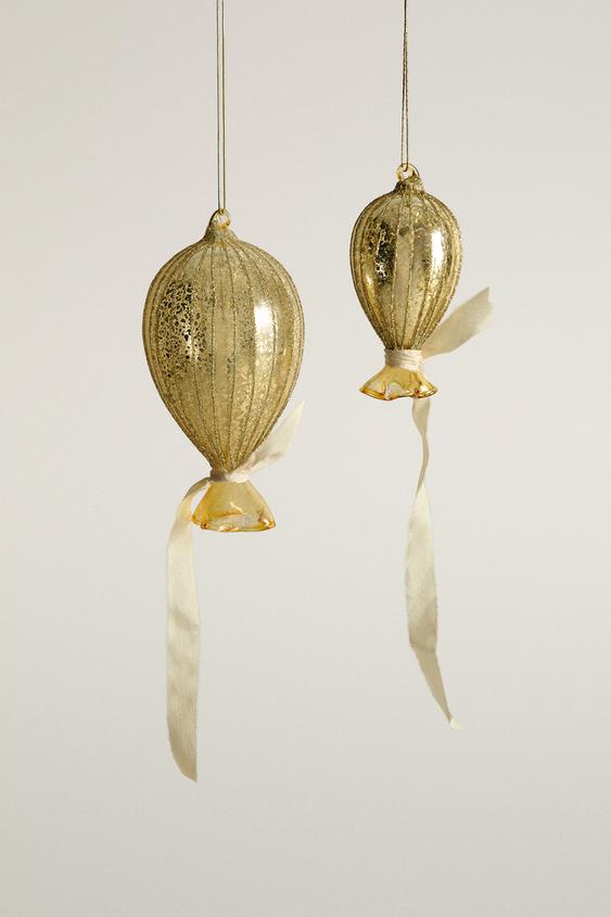 WEIHNACHTSBAUMSCHMUCK HEISSLUFTBALLON - Goldfarben von Zara - Bild 0