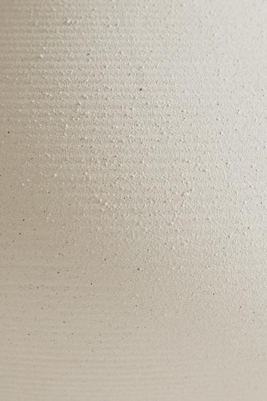 OVAL CERAMIC VASE - Ecru by Zara - Image 3