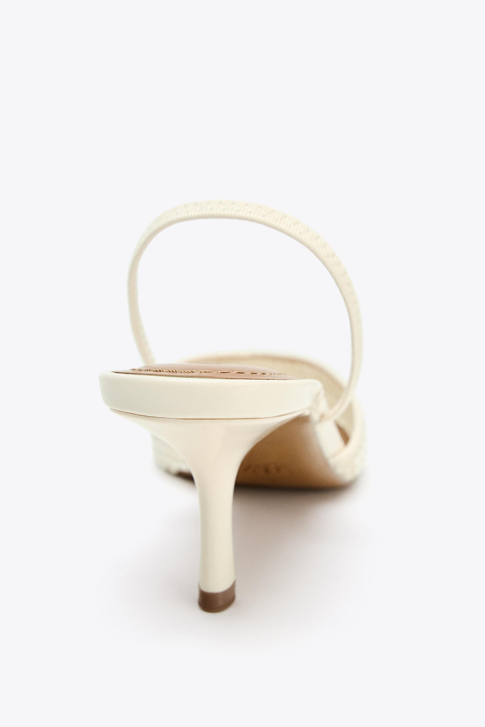 ZARA フェイクパールスリングバックシューズ ZARAのフェイクパールハイヒールスリングバックシューズの魅力