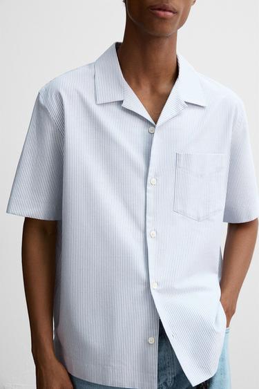 STRIPED OXFORD SHIRT - Stripes by Zara - Image 4