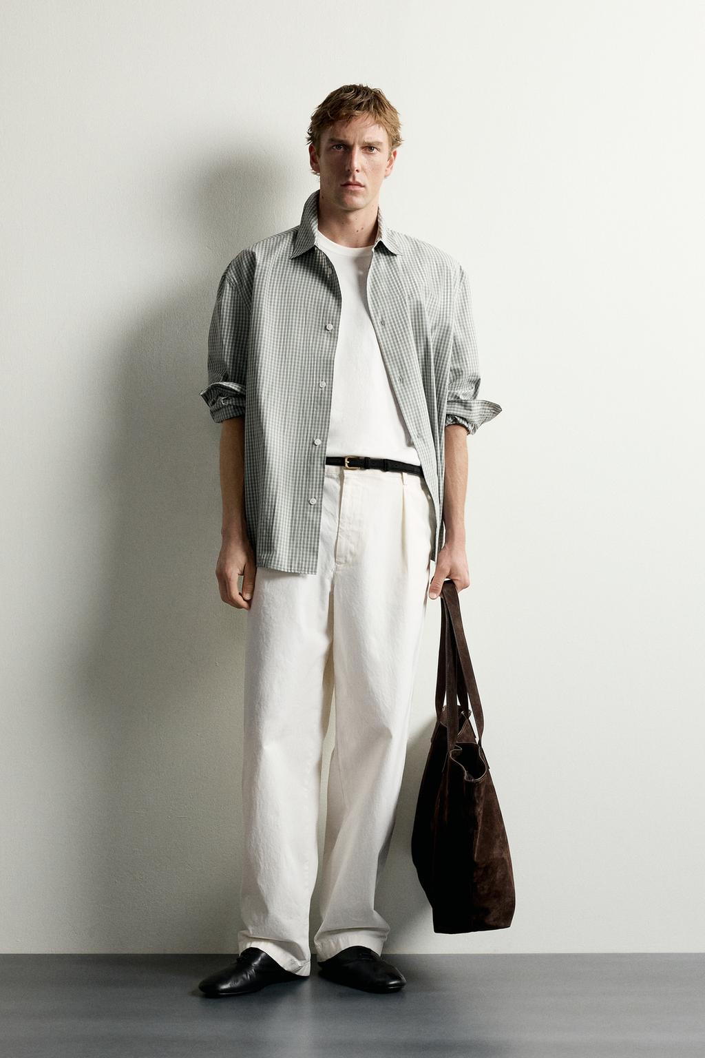 RELAXED FIT CHECKED SHIRT