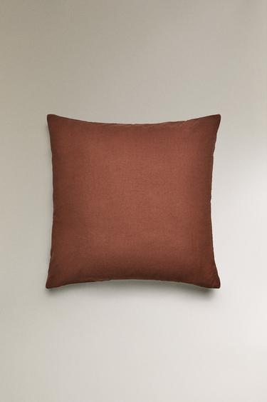 STRIPED FLOOR CUSHION X COLLAGERIE - Brown by Zara - Image 3