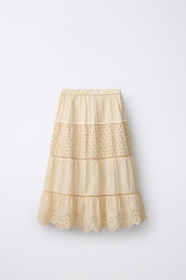 JUPE LONGUE À PANNEAUX SCHIFFLY - Bis de Zara - Image 1