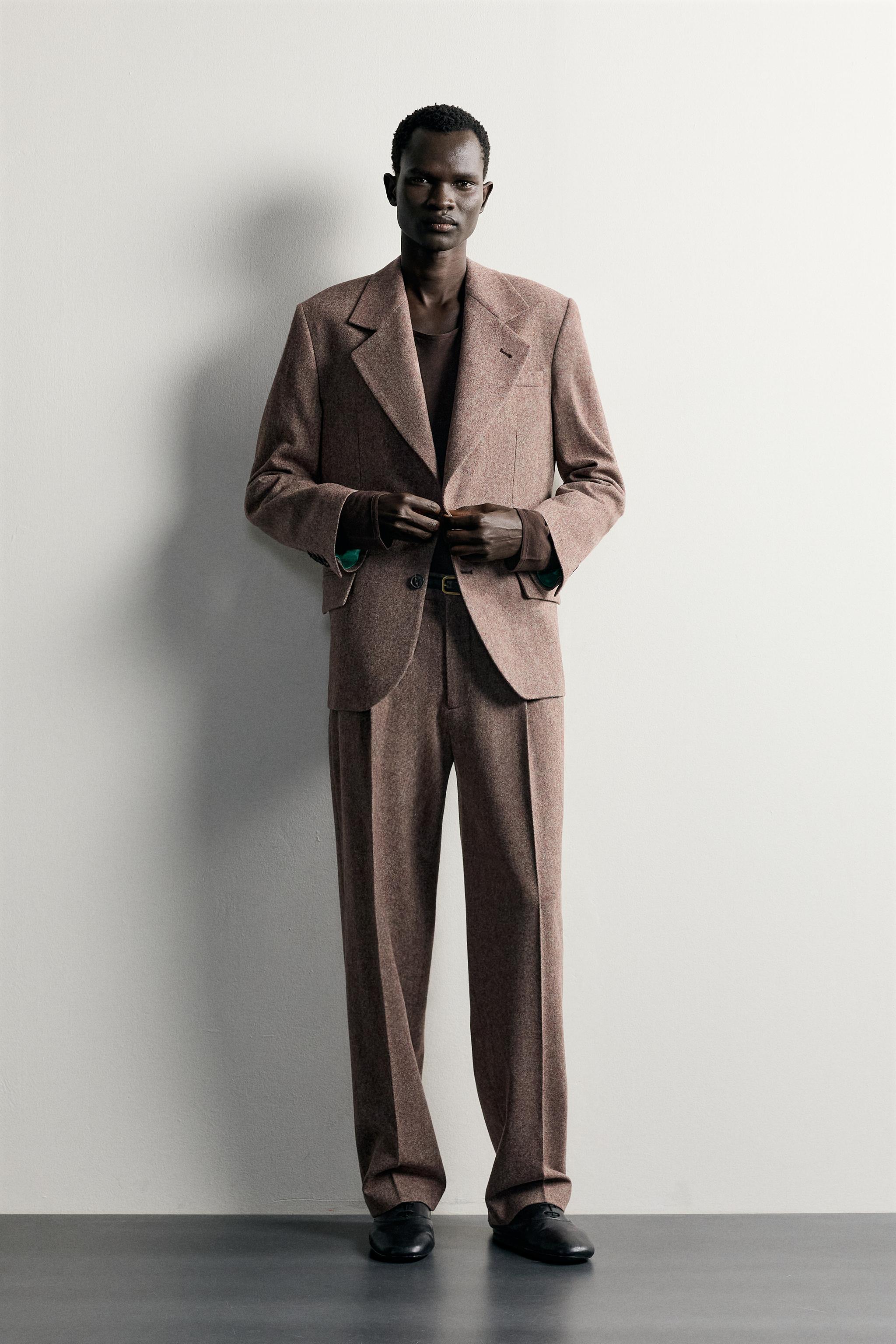 100% WOOL SUIT BLAZER