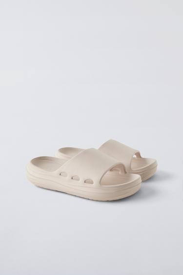 POOL SANDALS - Ecru White by Zara - Image 0