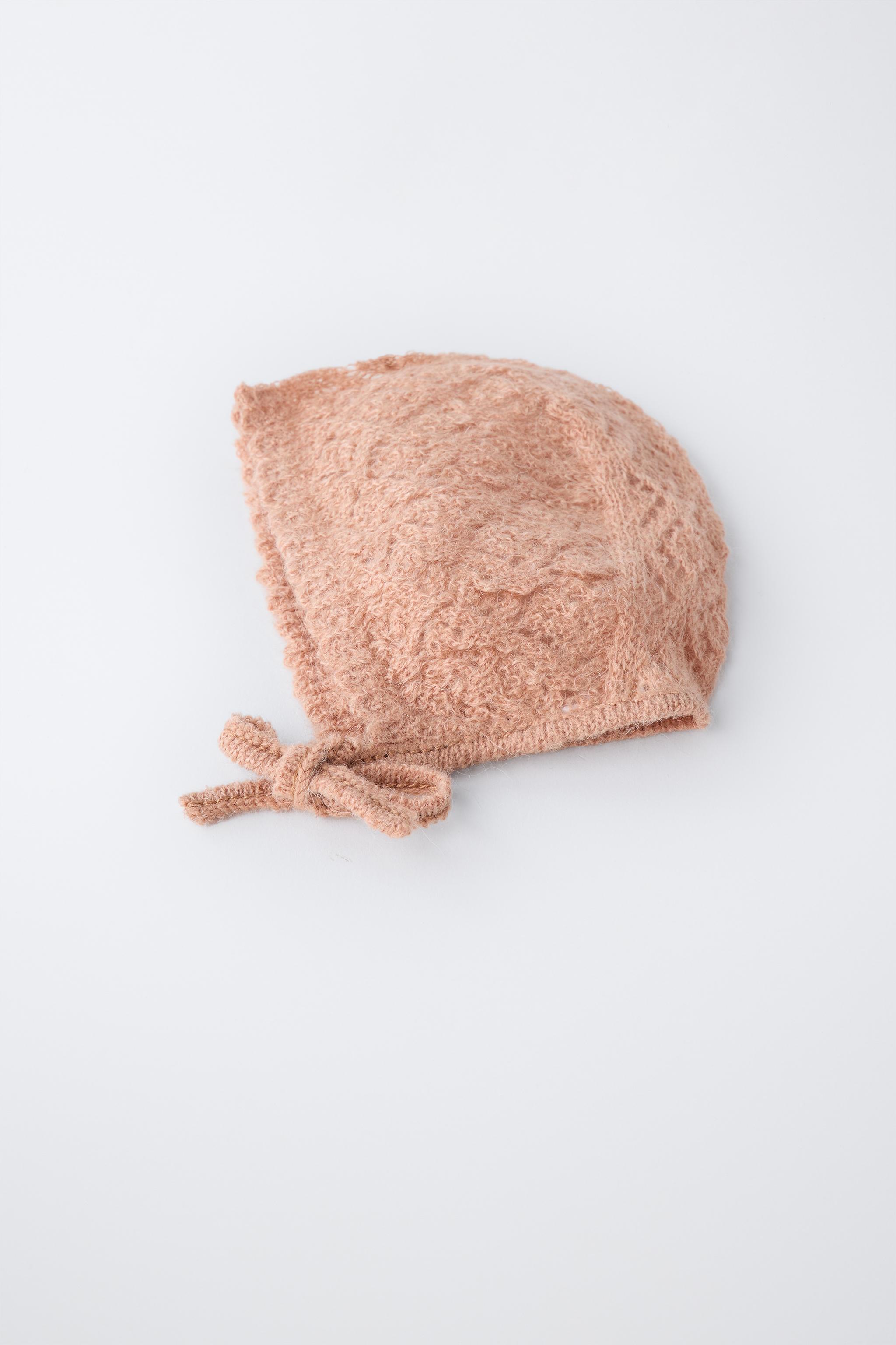 OPENWORK KNIT BONNET