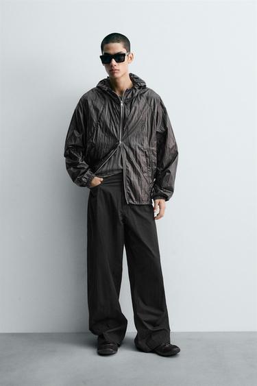 Zara 輕質科技外套 - 黑色 - 圖片 0