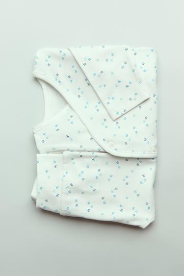 POLKA DOT T-SHIRT AND LEGGINGS SET - Light blue by Zara