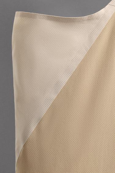 DÉBARDEUR TECHNIQUE COLOR BLOCK - Blanc cassé de Zara - Image 9