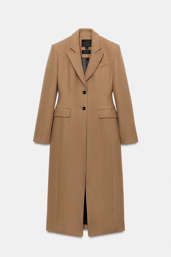 ZW COLLECTION FITTED COAT - camel by Zara - Image 0
