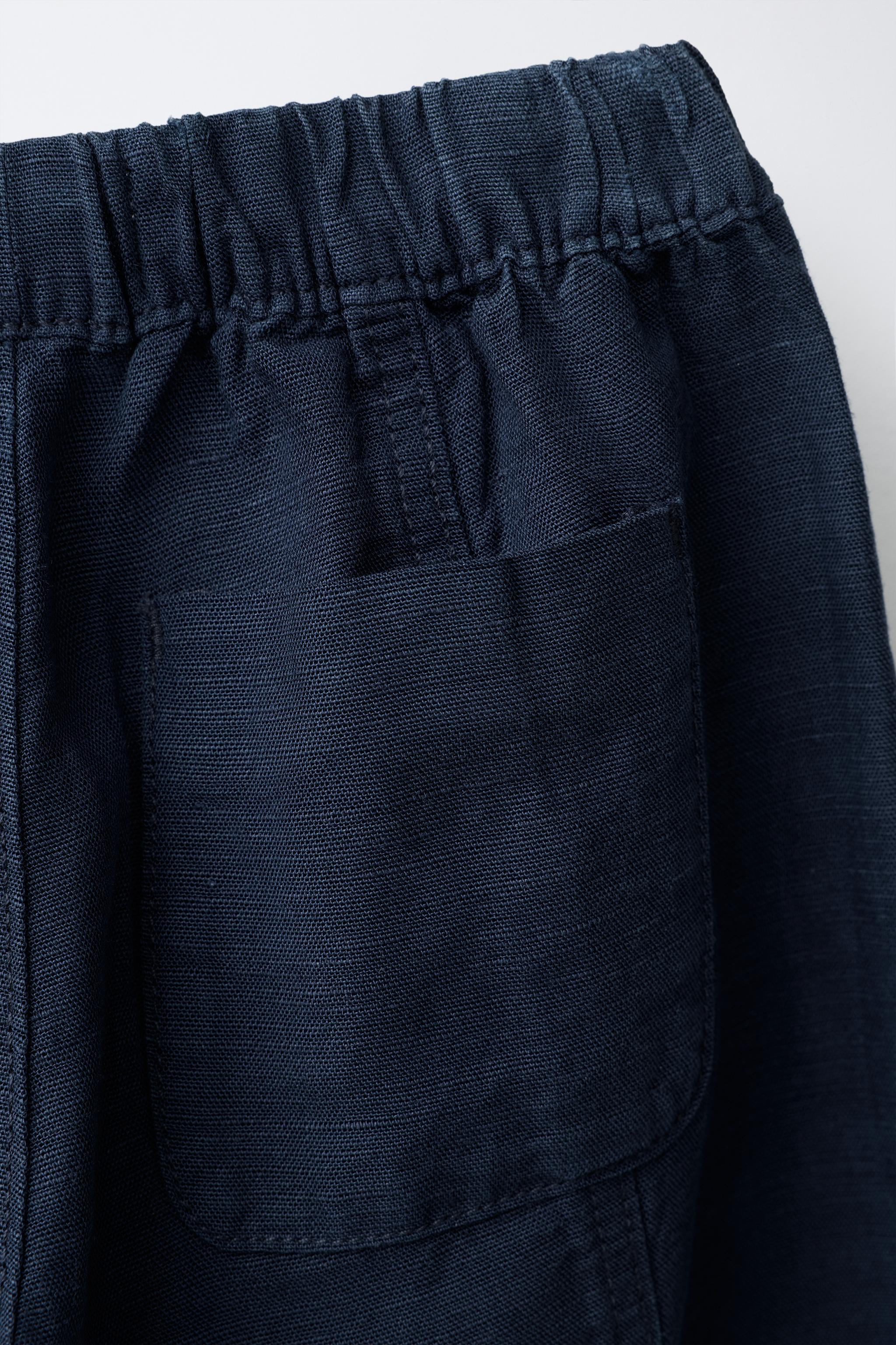 LINEN BAGGY PANTS
