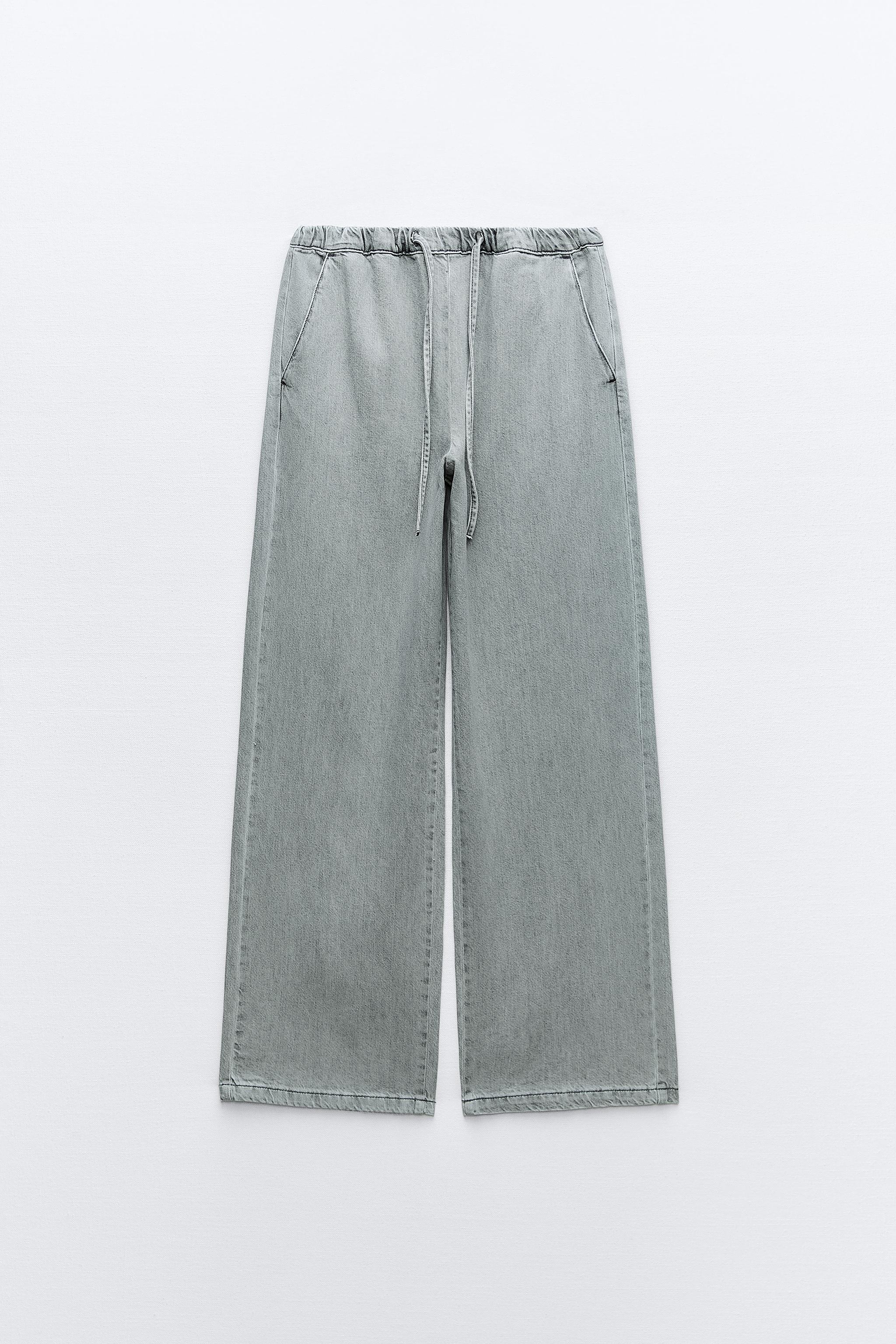 WIDE LEG HIGH WAIST Z1975 JOGGER JEANS - Light gray