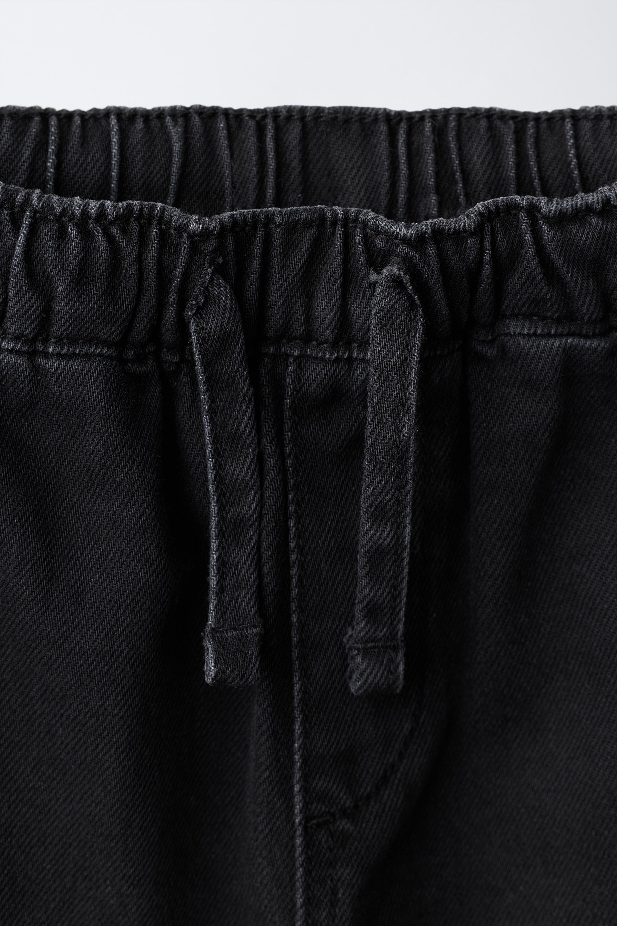 Детские джинсы Zara TIE-WAIST LOOSE JEANS — фото 3