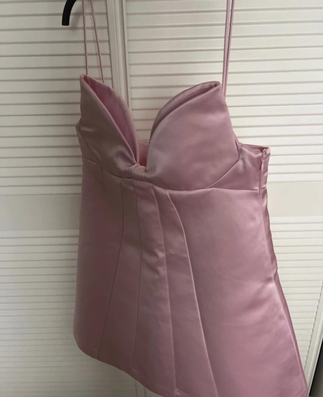 VESTIDO ZARA ROSA LAZO HARRY LAMBERT DISNEY M - Image 6