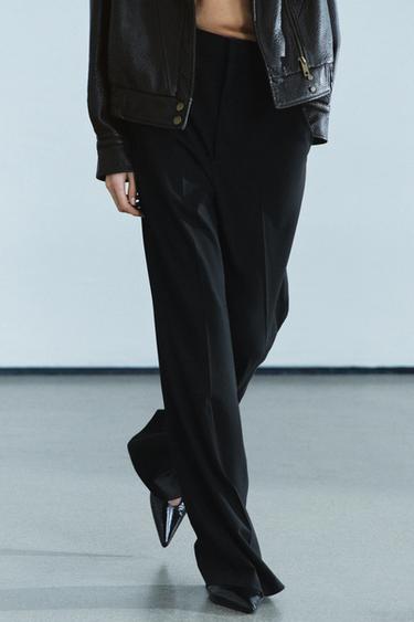 ZW COLLECTION HIGH-WAIST PANTS — Black 2