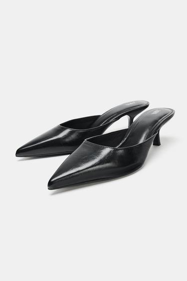 MULE HEEL SHOES - Black by Zara - Image 2