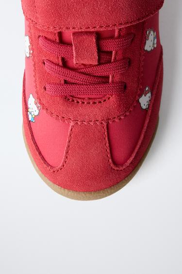 HELLO KITTY © SANRIO TRAINERS - Red by Zara - Image 3
