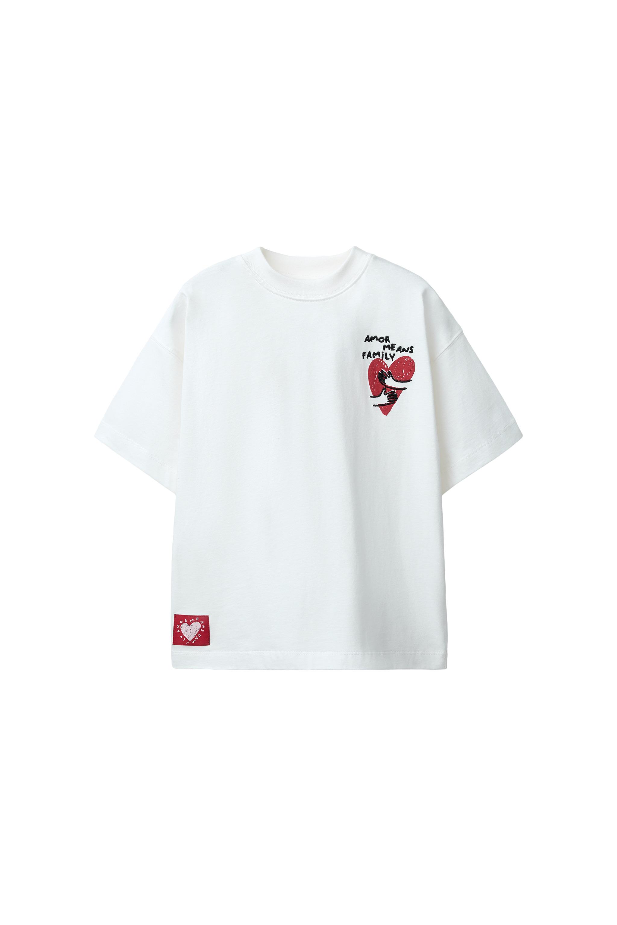 HEART T-SHIRT - White | ZARA United States