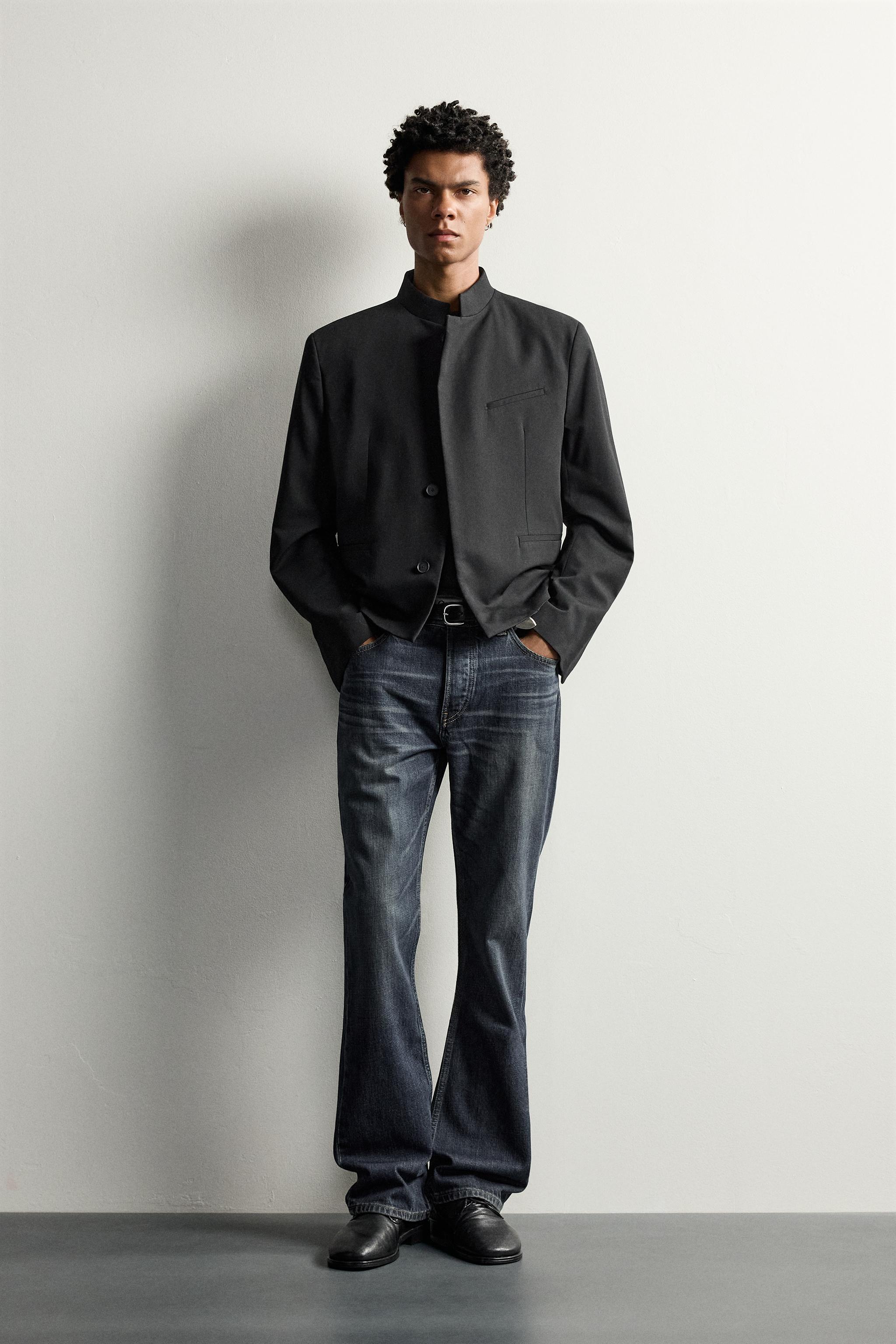 CROPPED FIT POCKET BLAZER