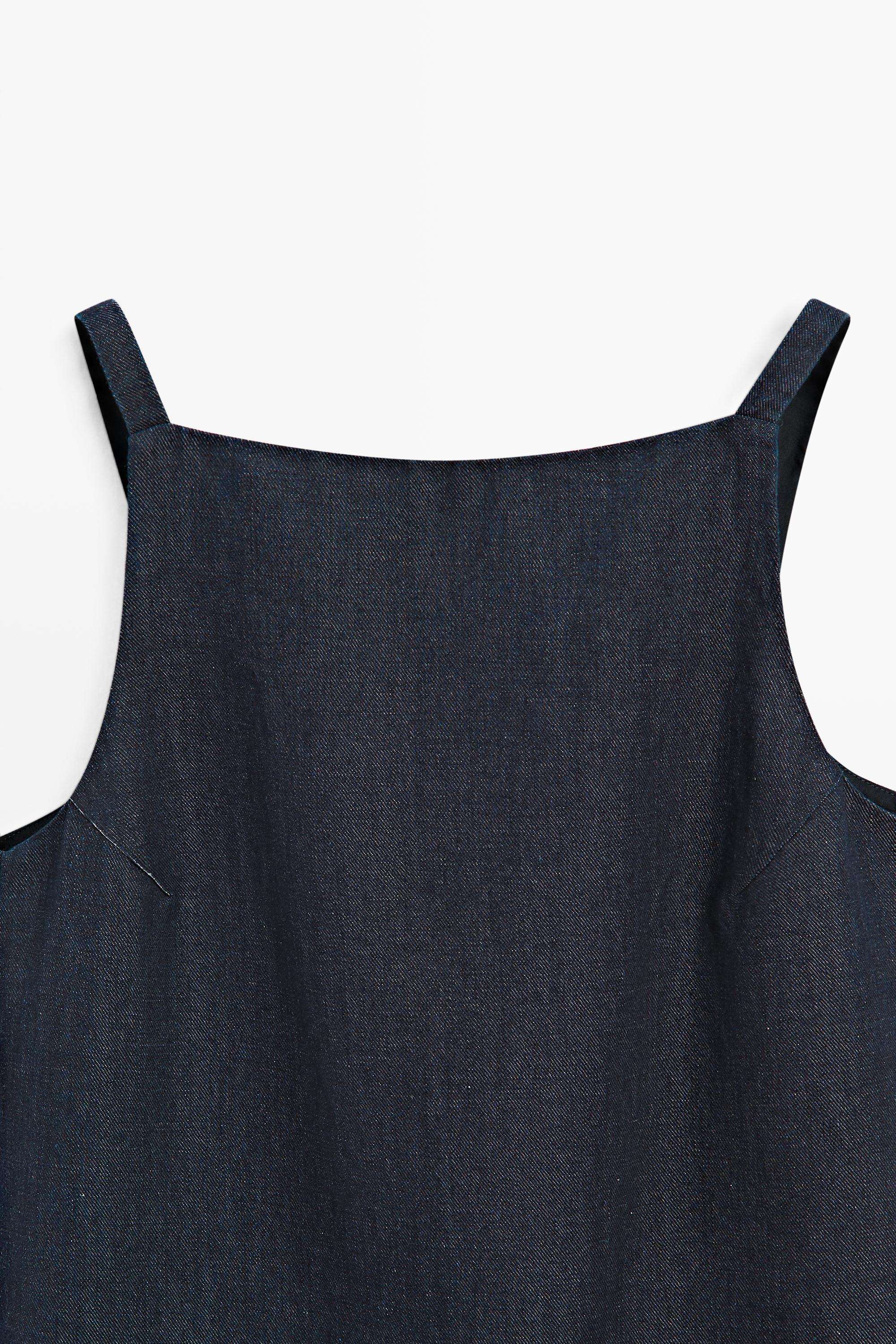 Denim mini dress