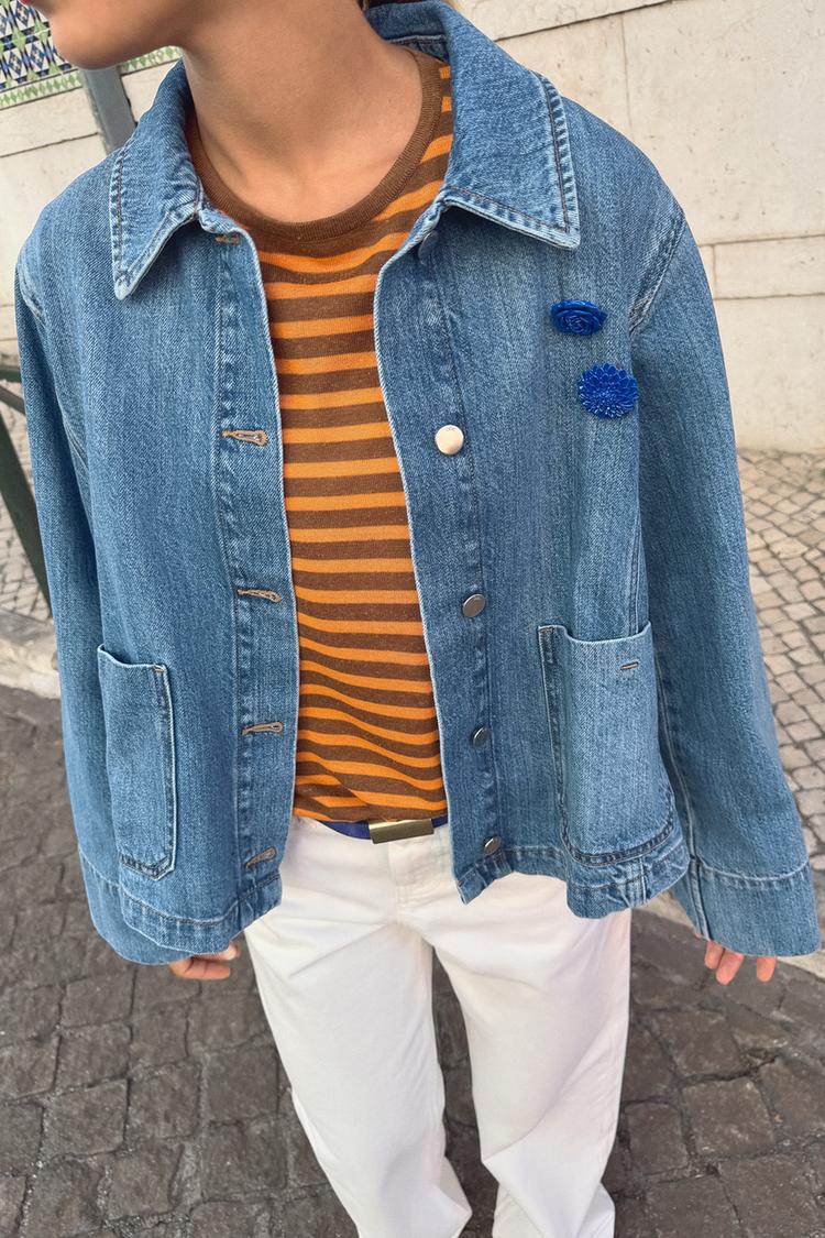CHAQUETA Z1975 DENIM CORTA