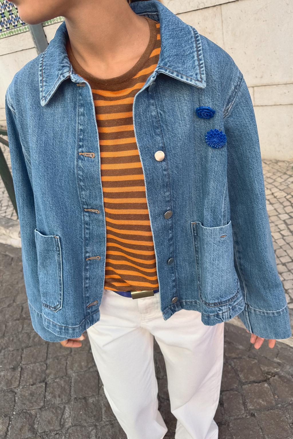 Z1975 CROPPED DENIM JACKET