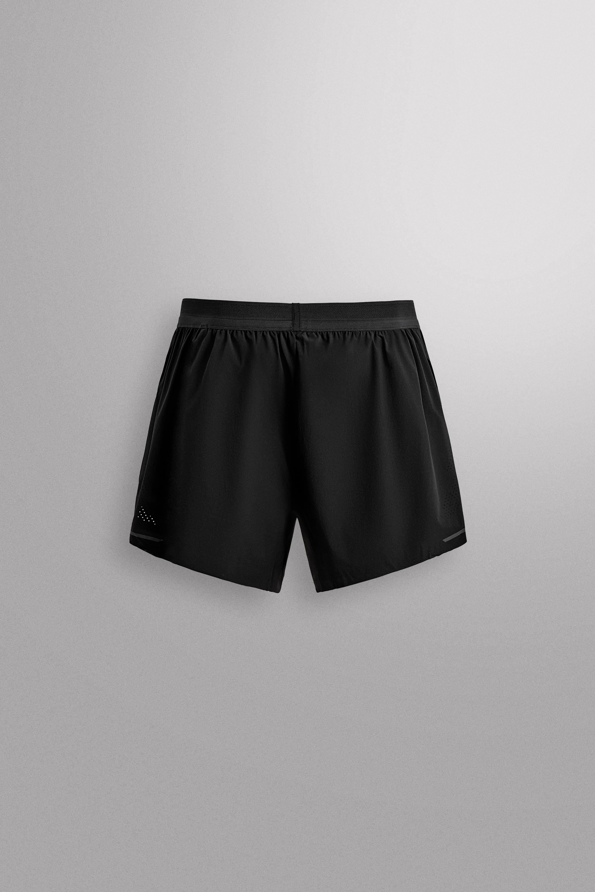 SHORT RUNNING SHORTS - Black | ZARA United States