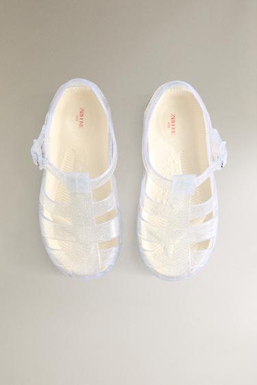 SANDALES ENFANT CRABES PAILLETÉES - Transparent de Zara - Image 2