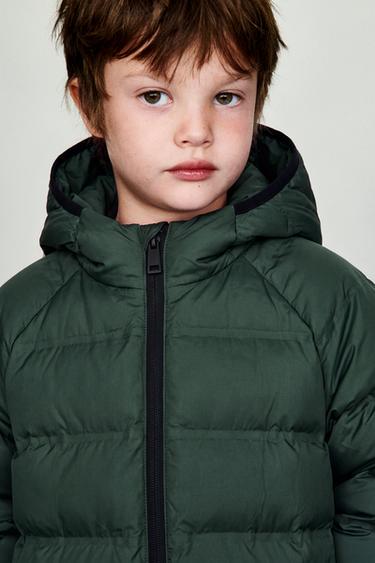 УЛЬТРАЛЕГКАЯ КУРТКА WATER REPELLENT — ЗЕЛЕНЫЙ от Zara