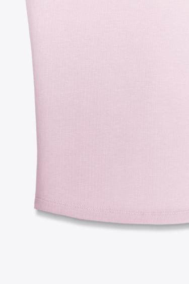 BOATNECK TOP - Pink by Zara - Image 6