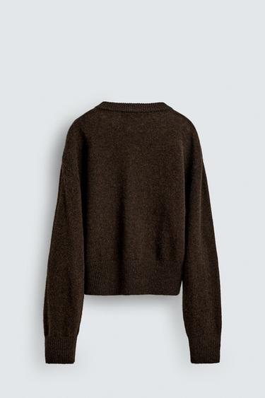 PULL PLUTO + MICKEY HARRY LAMBERT FOR ZARA X DISNEY - Marron foncé de Zara - Image 2