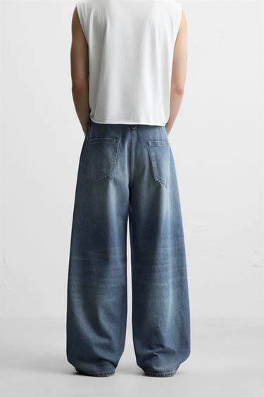 JEAN BALLON WIDE FIT - Bleu moyen de Zara - Image 2
