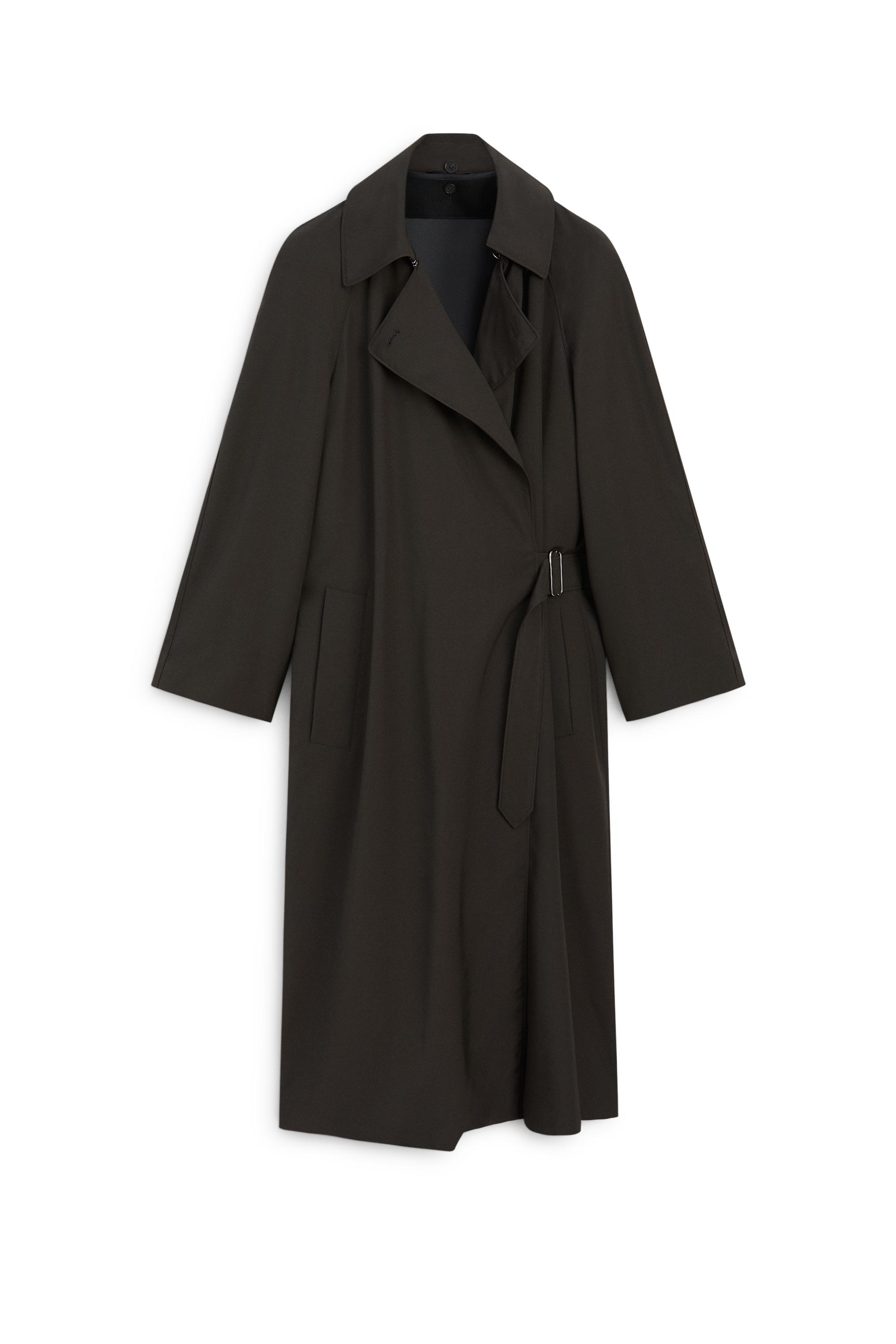 Fluid trench coat with lapel detail - LIMITED EDITION