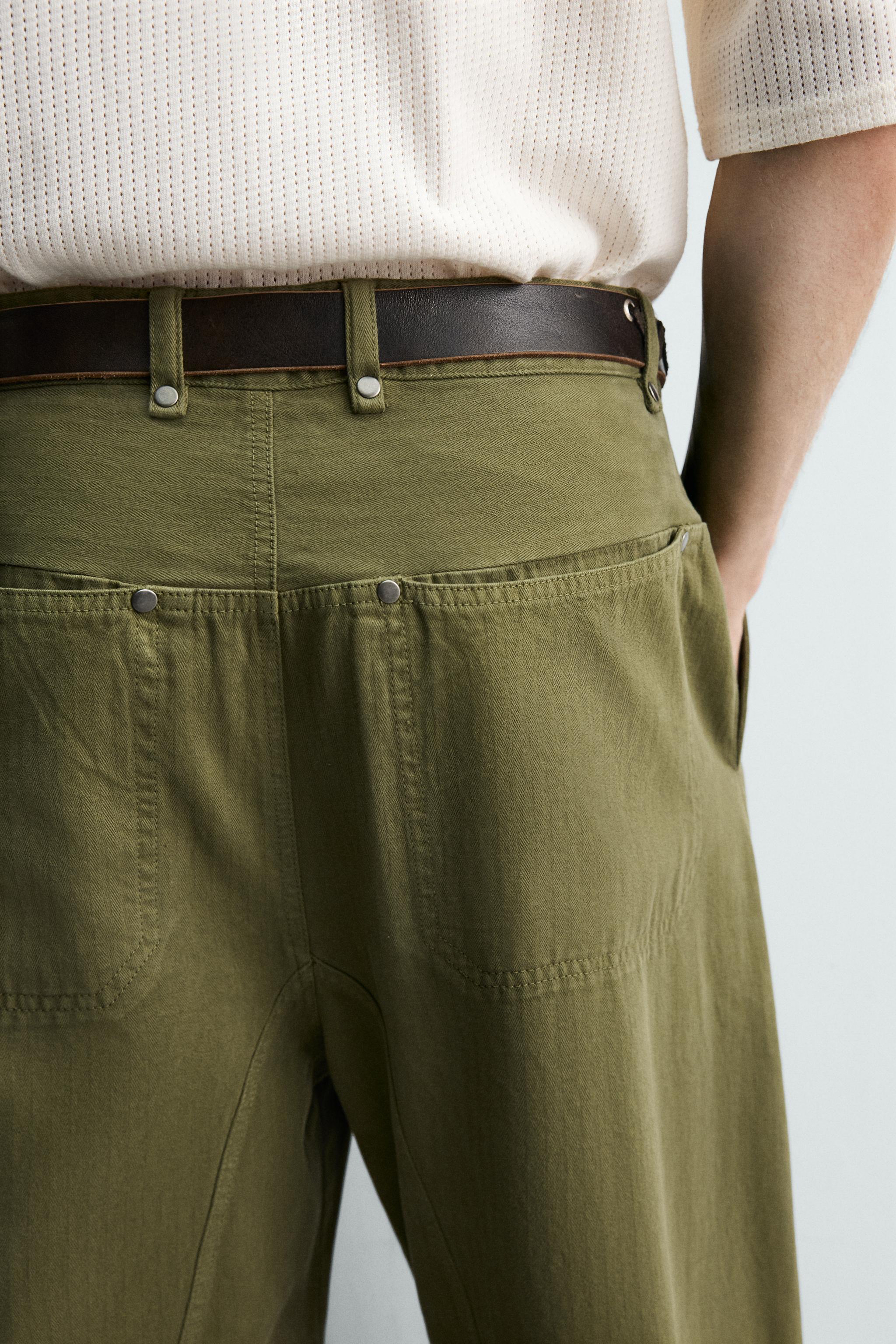 CARGO PANTS WITH SIDE LOOPS