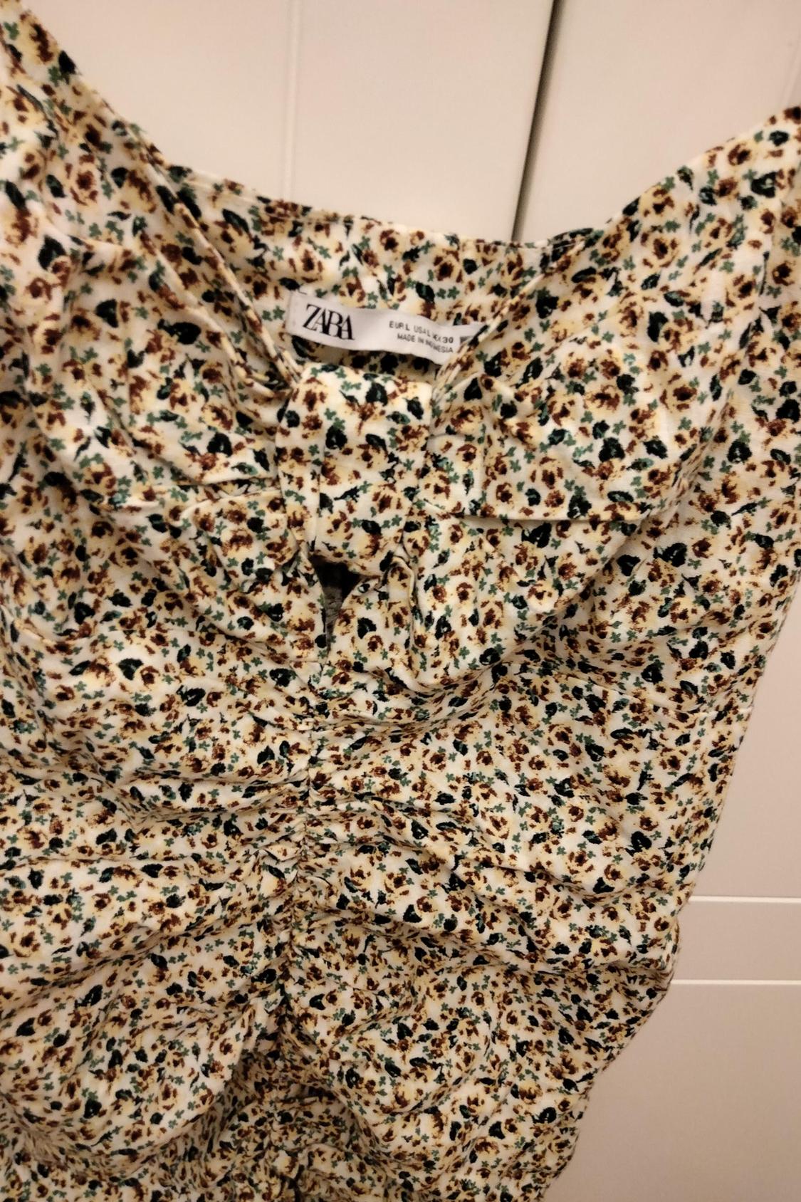 PRINTED LINEN BLEND DRESS - Image 2