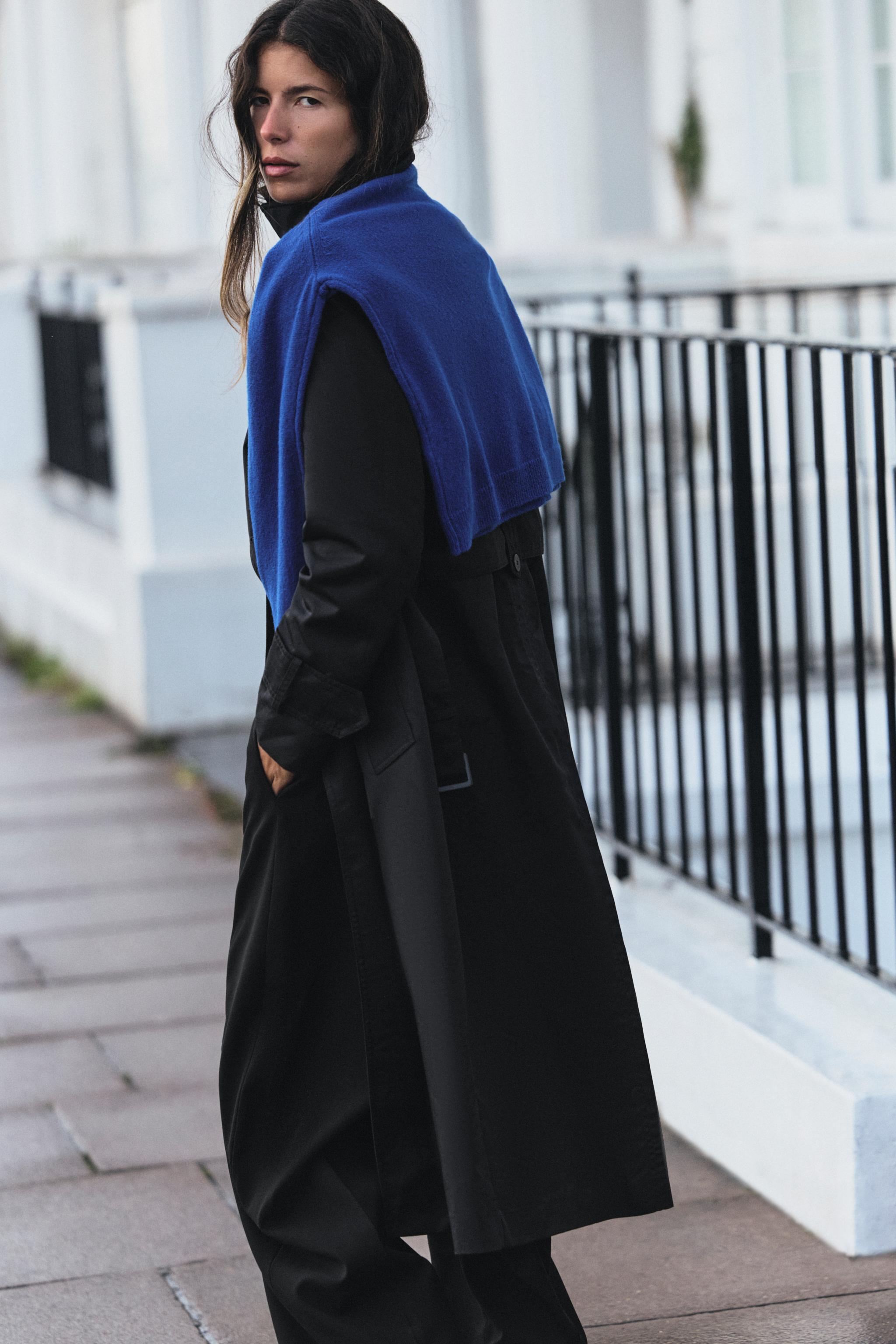 WATER-REPELLENT BELTED TRENCH COAT ZW COLLECTION