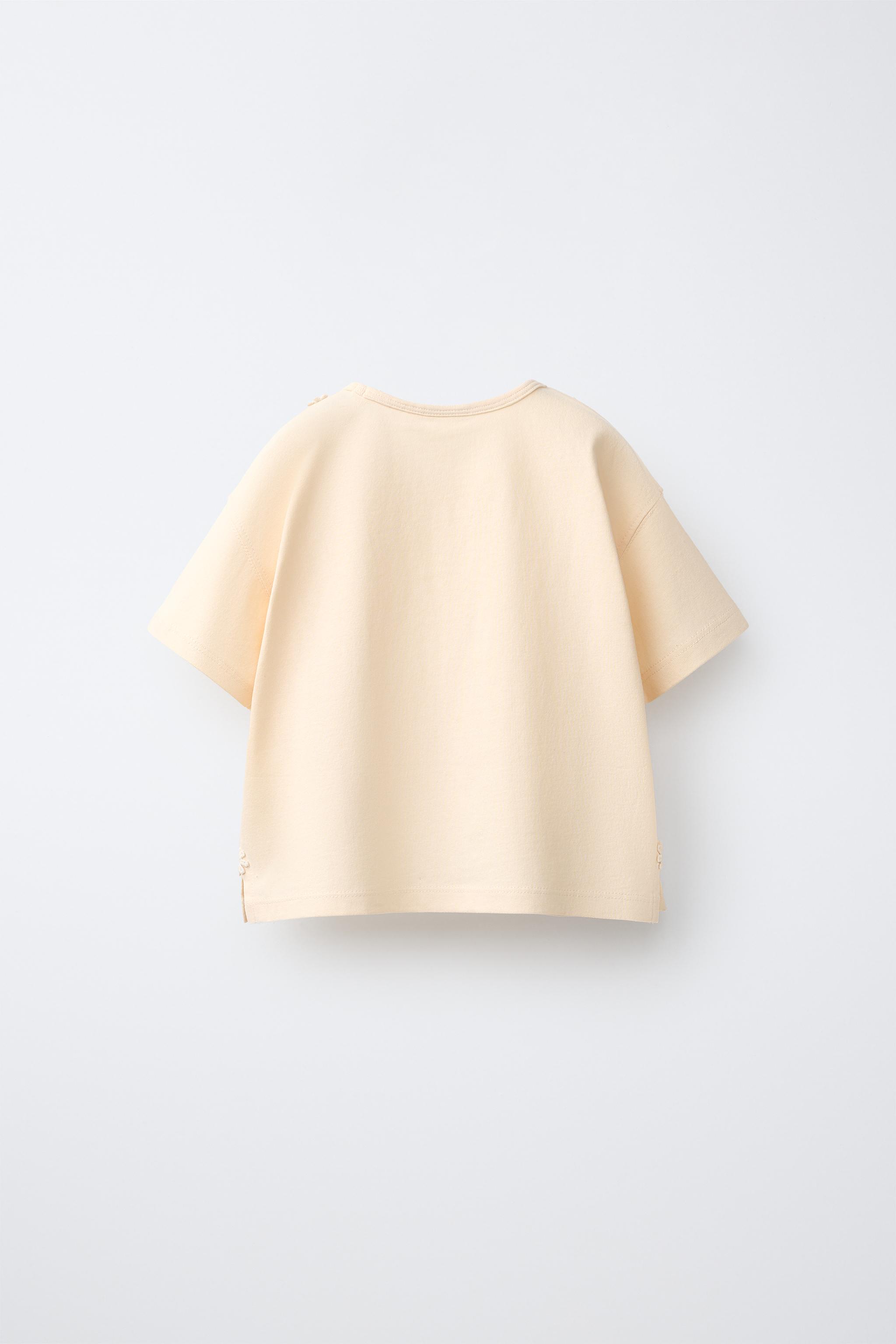 Детские футболки Zara DAISY LACE T-SHIRT — фото 2