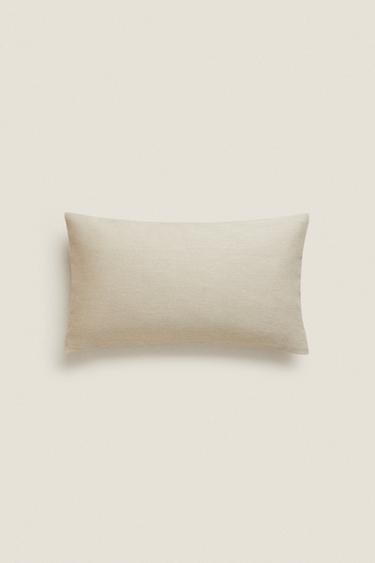 PLAIN CUSHION COVER - Light brown by Zara - Image 1