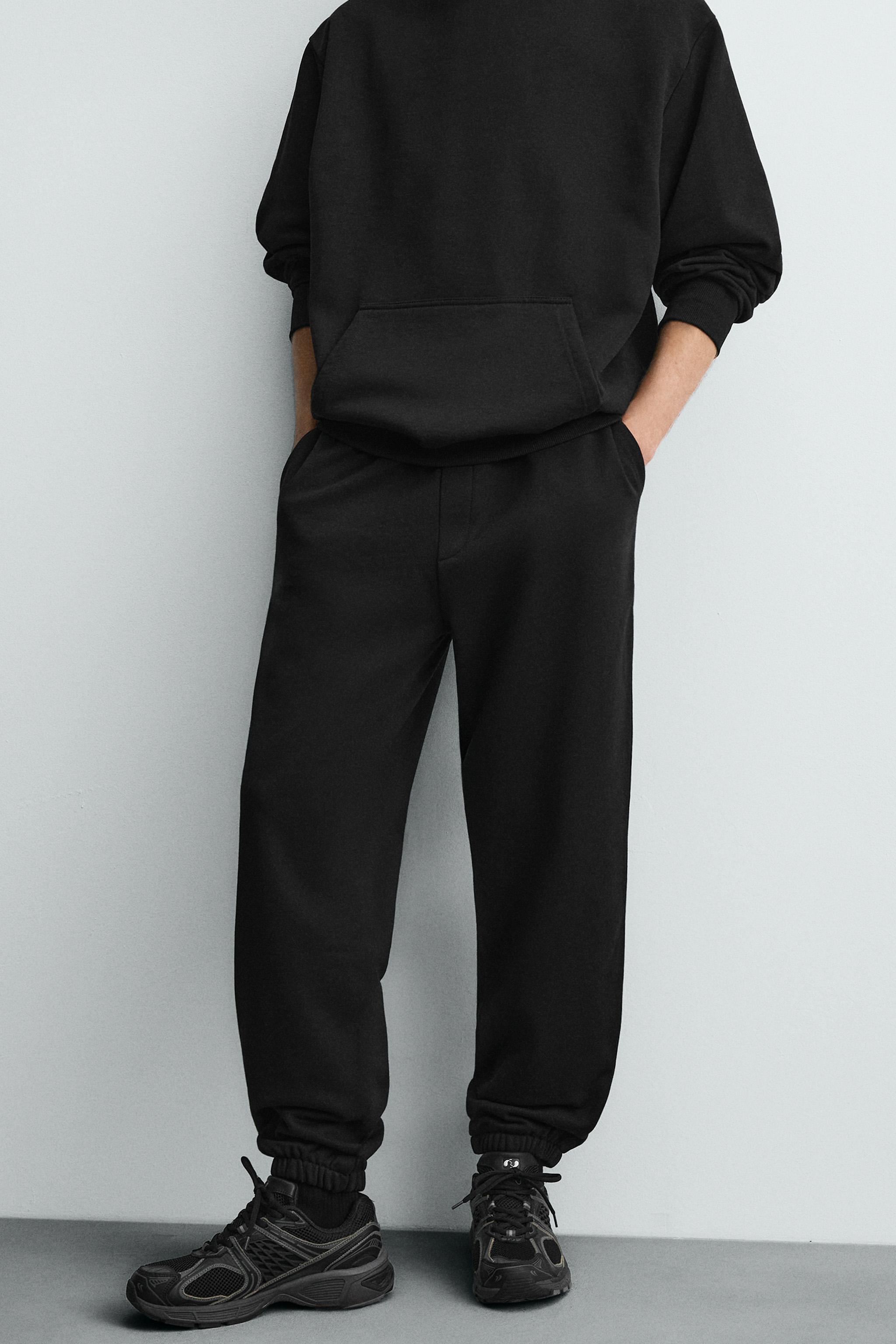 Мужские брюки Zara BASIC REGULAR FIT JOGGING PANTS