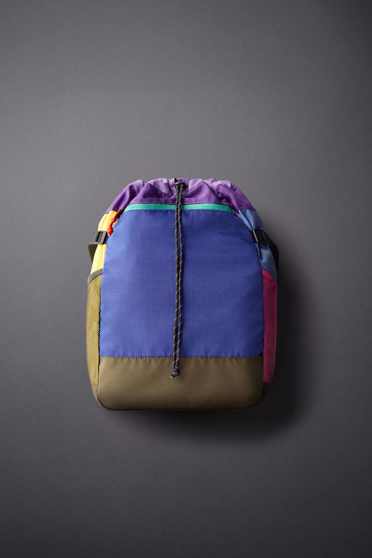 MULTICOLOR DRAWSTRING BACKPACK — Multi-color