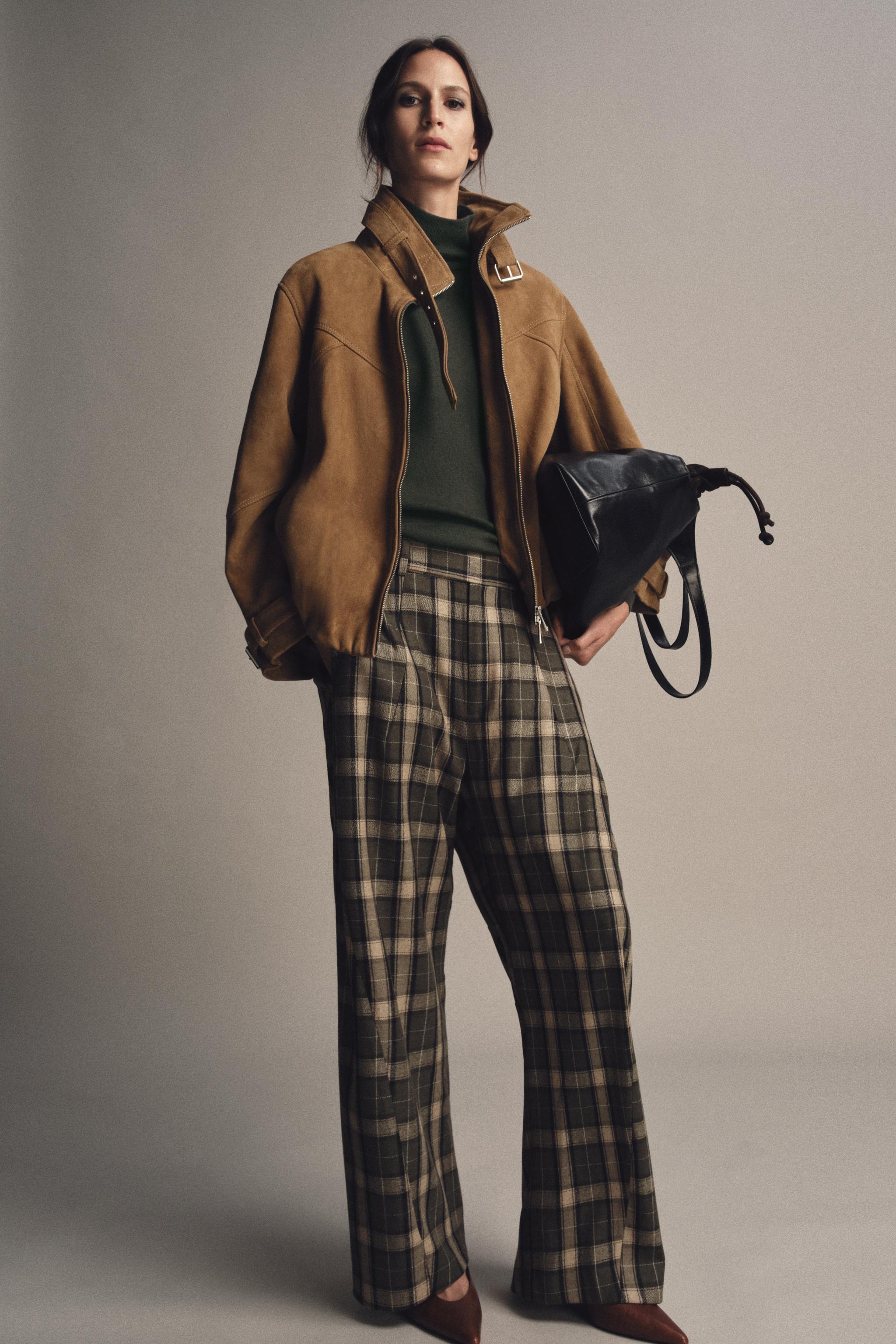ブラウン スエードジャケット - レディース | ZARA 日本