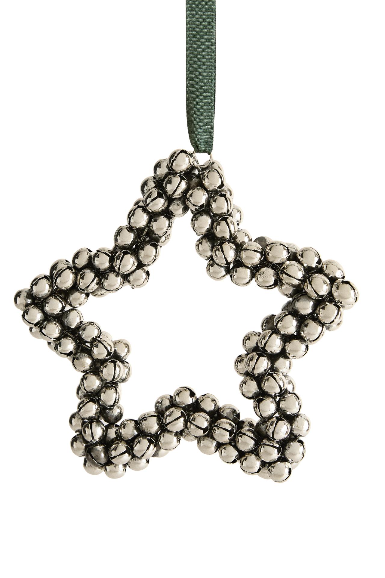 CHRISTMAS SLEIGH BELLS STAR ORNAMENT